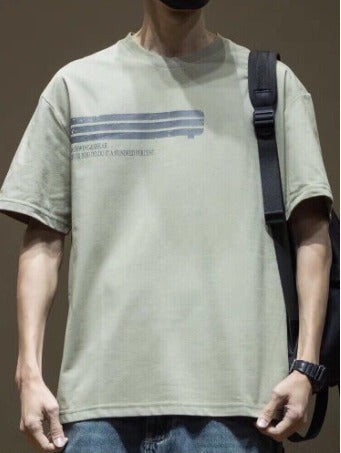 Urban Vibe Oversized Green T-Shirt