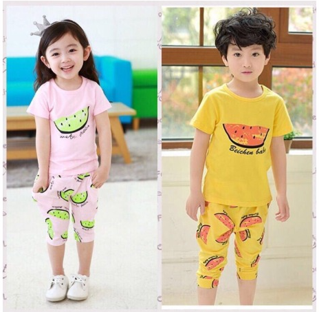 The Aqua Duck Graphic T-Shirt & Capri Set