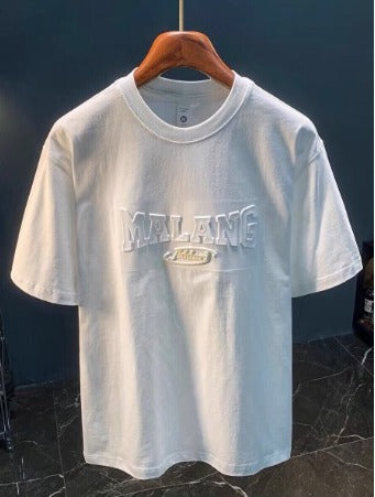Premium "MALANG" Embossed T-Shirt - 3D Puff Print