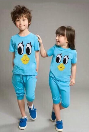 The Aqua Duck Graphic T-Shirt & Capri Set