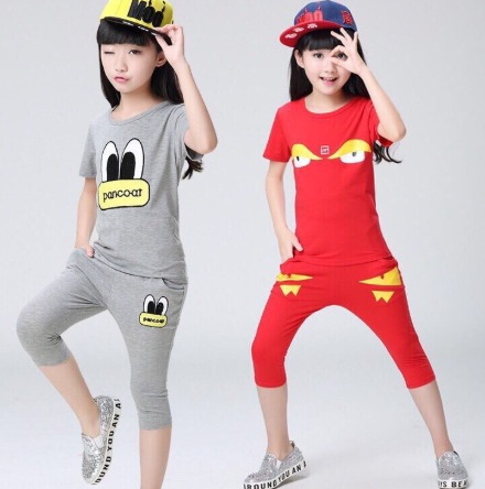 The Aqua Duck Graphic T-Shirt & Capri Set